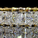 3.5 Cts 14k Yellow Gold Radiant Shape Eternity Band Eternity Band - Image 3