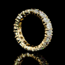 2.93 Cts 14k Yellow Gold Mix Shape Eternity Band Eternity Band - Image 2