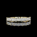 1.07 Cts 14k Yellow Gold Radiant Shape Half Eternity Eternity Band - Video