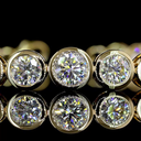 7.05 Cts 14k Yellow Gold Round Shape Special Bracelet - Image 2