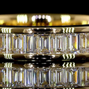 1.99 Cts 18k Yellow Gold Baguette Shape Eternity Band Eternity Band - Image 3