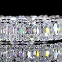 5.22 Cts 14k White Gold Antique Cushion Shape Eternity Band Eternity Band - Image 3