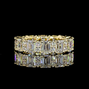 3.71 Cts 14k Yellow Gold Mix Shape Eternity Band Eternity Band - Video