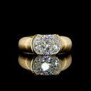 2.53 Cts 14k Yellow Gold Cushion Brilliant Shape Solitaire Ring - Video