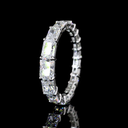 2.91 Cts Platinum Radiant Shape Eternity Band Eternity Band - Image 4