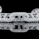 20.41 Cts 14k White Gold Round Shape Special Bracelet - Image 3