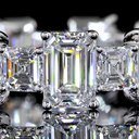 6.33 Cts 14k White Gold Mix Shape Eternity Band Eternity Band - Image 3