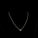 0.25 Cts 14k Yellow Gold Oval Shape Solitaire Pendant - Video