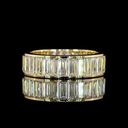 6.36 Cts 14k Yellow Gold Baguette Shape Eternity Band Eternity Band - Video