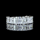 4.52 Cts Platinum Radiant Shape 3/4 Band Eternity Band - Video