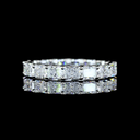 1.84 Cts Platinum Radiant Shape Eternity Band Eternity Band - Video