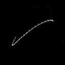 0 Cts 14k Yellow Gold Shape Station Necklace - Image 2