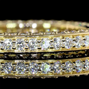1.29 Cts 14k Yellow Gold Round Shape Special Eternity Band - Image 3