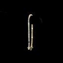 4.43 Cts 14k Yellow Gold Baguette Shape Station Line Tennis Bracelet - Image 3