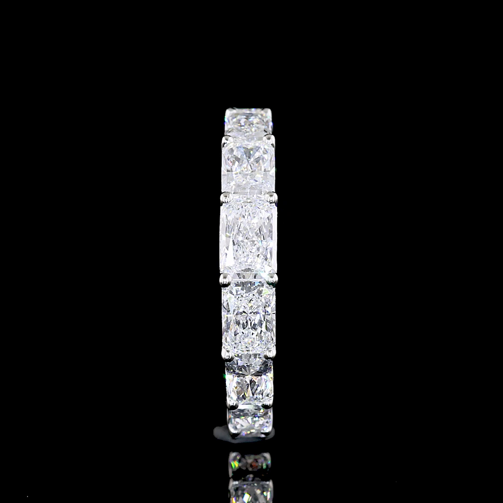 2.92 Cts Platinum Radiant Shape Special Eternity Band - Image 2