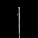 6.99 Cts Platinum Radiant Shape Tennis Bracelet - Image 3