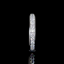 0.77 Cts Platinum Round Shape 3/4 Band Eternity Band - Image 2