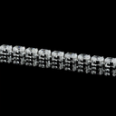 13.72 Cts 14k White Gold Oval Shape Lariat Necklace - Image 4