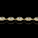 3.9 Cts 18k Yellow Gold Round Shape Tennis Bracelet - Image 2