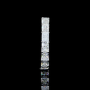 2.64 Cts Platinum Radiant Shape 3/4 Band Eternity Band - Image 2