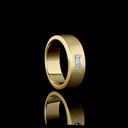 0.3 Cts 14k Yellow Gold Emerald Shape Solitaire Ring - Image 2