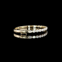 2.83 Cts 14k Yellow Gold Oval Shape Bangles Bracelet - Image 2