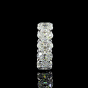 13.14 Cts 18k White Gold Oval Shape Eternity Band Eternity Band - Image 3