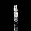 3.02 Cts 14k White Gold Radiant Shape Eternity Band Eternity Band - Image 3