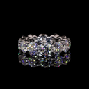 8.08 Cts 14k White Gold Round Shape Eternity Band Eternity Band - Video