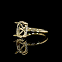 3.06 Cts 14k Yellow Gold Shape Hidden Halo Ring - Image 2