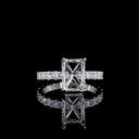 1.33 Cts Platinum Round Shape Hidden Halo Ring - Video