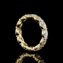2.91 Cts 14k Yellow Gold Oval Shape Eternity Band Eternity Band - Image 2