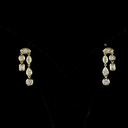 0.98 Cts 14k Yellow Gold Marquise Shape Hanging Earring - Video
