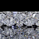 1.11 Cts 14k White Gold Mix Shape 3/4 Band Eternity Band - Image 3