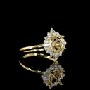0.42 Cts 14k Yellow Gold Mix Shape Special Ring - Image 3