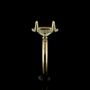 0.09 Cts 14k Yellow Gold Shape Hidden Halo Ring - Image 4