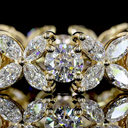 2.3 Cts 14k Yellow Gold Marquise Shape Eternity Band Eternity Band - Image 3