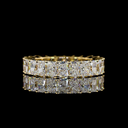 3.74 Cts 18k Yellow Gold Radiant Shape Eternity Band Eternity Band - Video
