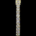 0.93 Cts 14k Yellow Gold Round Shape Hoops Earring - Image 2