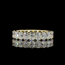 4.32 Cts 14k Yellow Gold Cushion Brilliant Shape Eternity Band Eternity Band - Video