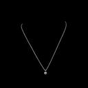 0.52 Cts 14k White Gold Round Shape Solitaire Pendant - Video