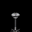 0.81 Cts 14k White Gold Round Shape Martini Earring - Image 4