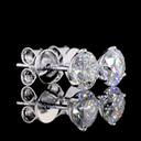 1.6 Cts 14k White Gold Round Shape Martini Earring - Video