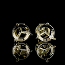 2.05 Cts 14k White Gold Round Shape Martini Earring - Video