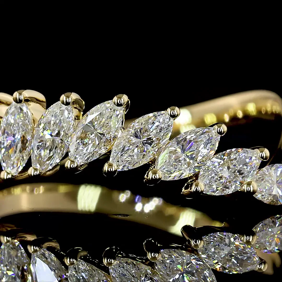 0 Cts 14k Yellow Gold Shape Special Ring - Image 3