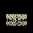 3 Cts 14k Yellow Gold Oval Shape Eternity Band Eternity Band - Video