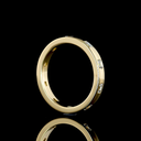 0.47 Cts 14k Yellow Gold Emerald Shape Eternity Band Eternity Band - Image 2