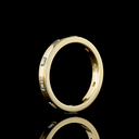 0.47 Cts 14k Yellow Gold Emerald Shape Eternity Band Eternity Band - Image 4