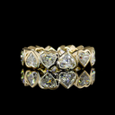 6.13 Cts 14k Yellow Gold Heart Shape Eternity Band Eternity Band - Video