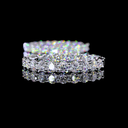 11.8 Cts Silver Round Shape Hoops Earring - Image 2